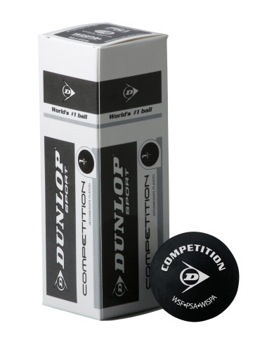 Dunlop Comp Squash Balls - 3 Ball Box