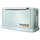 5886 Generac Guardian 17k Air Cooled Home Standby Generator only, Alum Enclosure