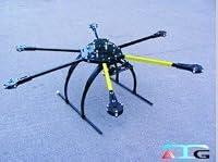 ATG 700-AL CRP Carbon Folding Frame Hex rotor Hexa Multi-copter W/Tall landing by GET