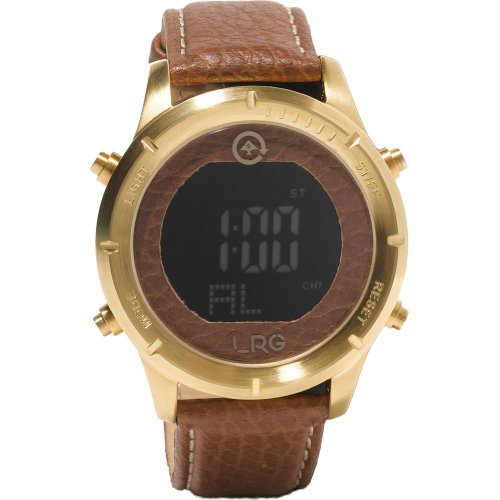 LRG Digi Stylish Watch - Gold/Brown / One Size