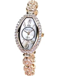 Gemorie Women Fashion Watch with Jewelry Band in Rose Gold Plating (128986)