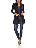 Bleu Marine Chaqueta Punto Linda (Azul Marino)