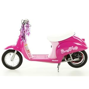 Exclusive Razor Sweet Pea Pocket Mod Miniature Electric Euro-Style Scooter for Girls By RAZOR Exclusive Razor Sweet Pea Pocket Mod Miniature Electric Euro-Style Scooter for Girls By RAZOR