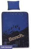 Bench 'Urban' Design Blue Single Duvet Cover 100% Official