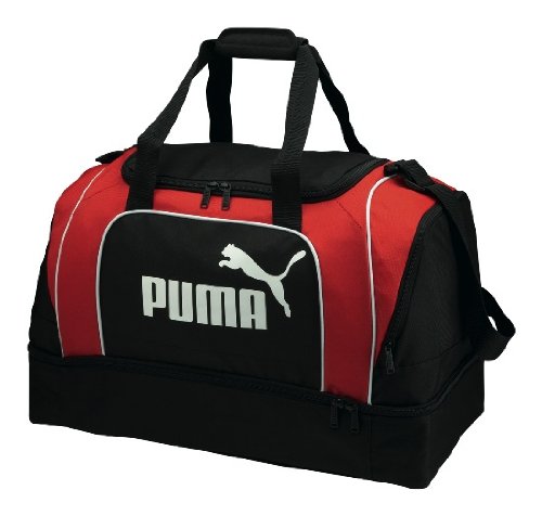 PUMA Uni Sporttasche Team Football, black-puma red-white, UA, 68 liters, 068222 02
