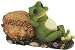 Frog Welcome Sign Garden Decoration Figurine Sculpture Model Statue