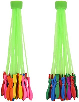 Magic Water Balloon Maker by Best Best Deals - 4 Pack - 140 Balloons in Total (4x 35) - Fill &amp; Tie the Whole Bunch of Water Balloons in Just 80 Seconds - No More Struggle or Hassle - Great Outdoor Water Sports Fun! Best Deals Retail Pack