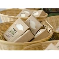 Three 5.5 Ounce Bars of Handmade Clean Cotton Scented Goat Milk Soap