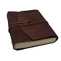 Enya Large A4 Handmade Leather Journal , 100% Cott&hellip 