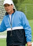 Big Mens Color Block Nylon Jacket by Sport-Tek (Big & Tall and Regular Sizes)