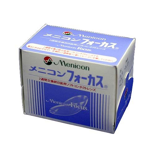 メニコン　フォーカス2ウィーク　BC8.9 パワー：-3.00　2週間使い捨てコンタクトレンズ