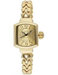 Glam Rock Womens MBD27151 Miami Beach Gold Stainless Steel Watch