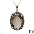 FPJ Irresistible Cocktail Necklace With 13.27ctw Genuine Clean Diamonds and Topaz Well Made in 14K Two tone Gold. Total item weight 6.7g Length 18in