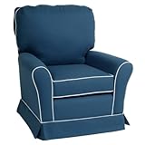 Little Castle Crown Swivel Glider - Navy/ White
