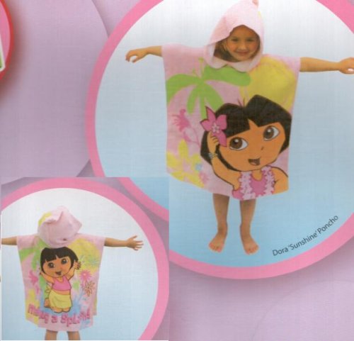 Dora The Explorer Sunshine Poncho Towel - Brand New Design