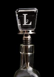 Monogram Glass Wine Stopper - L