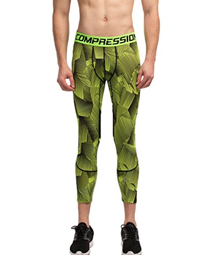 Showtime Printed Men's Compression Leggings Three-Quarter Tights