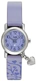 Club Girls Watch A65139S10A - Purple, with heart pendant in stainless steel