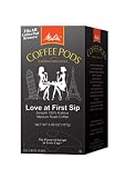 Melitta Coffee Pods, Love At First Sip Smooth 100% Arabica Medium Roast Coffee, 18-Count Pods (Pack of 4)