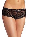 Jezebel Women's Lacy Girl Cheeky Hipster, Black, Small