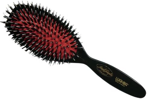 Charles J. Wahba - Professional Pneumatic Hair Brush - Large Size - Boar Bristles Reinforced with White Nylon