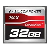 シリコンパワー コンパクトフラッシュ 200倍速 32GB ブリスターパッケージ 永久保証 SP032GBCFC200V10