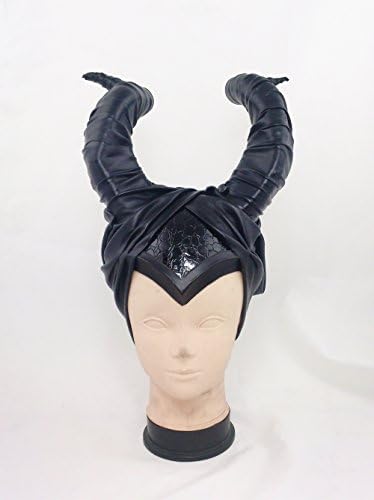 Maleficent Black Horned Headdress - Cosplaywho