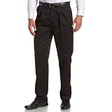SavaneMen'sPleatedNo-IronTwillPant