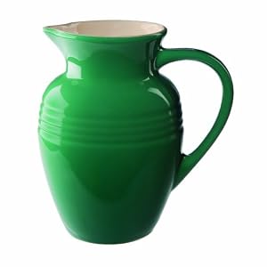 Fennel Green Stoneware 2-Quart Pitcher by Le Creuset