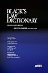 Black's Law Dictionary