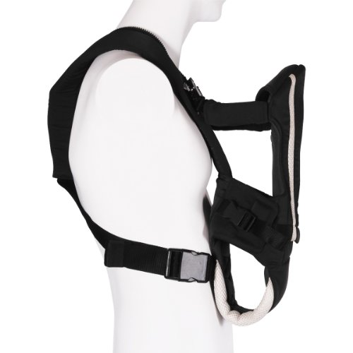 Natineo - Porte bébé AVENTURE- Noir - Disponible en noir, marron et rouge