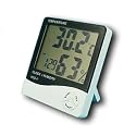 LCD Display Temperature and Humidity Meter with Alarm Clock Hygrometer