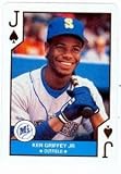 Ken Griffey Jr. baseball card 1990 US Playing Cards Jack Spades (Seattle Mariners)