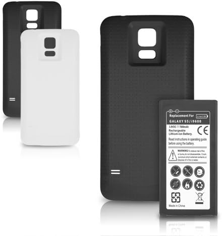 Chromo Inc® 7800 mAH Extended Battery And Door For Samsung Galaxy S5 - Black