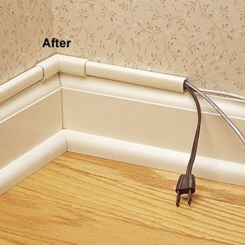 Wiremold CMK50 CordMate II Computer and Home Entertainment Cord Cover Kit, White