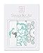 SwaddleDesigns SwaddleLite, Lush Lite (Set of 3 in SeaCrystal)