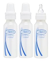 Dr. Brown's BPA Free Polypropylene 8 oz Bottle - 3 Pack