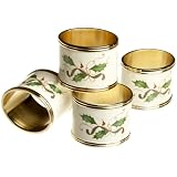 Lenox Nouveau Napkin Rings, Set of 4