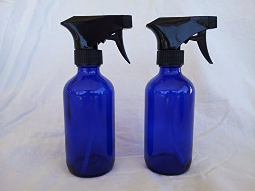 Set of TWO (2) 8 Oz BLUE Glass Spray Bottle , From merchant: ONLY SURVIVAL GEAR LLC , Perfect to Spray Doterra, Young Living, or Essential Oil Solution, Great for Yoga Mat Spray, or Yoga Body Sprayer, Environmental Friendly, Use to Spray Water Based Oil Solutions : Lemon, Wild Orange, Lavender, Clove, Eucalyptus , Helichrysum, Ginger Grapefruit, Sandalwood, Lemongrass, Frankincense, Bergamot Ylangy Ylang, Wintergreen, Cedar Wood and Other Oils, Comes Emply, Can Be Used in Kitchen, Bathroom, Bedroom, Home, House, Garage, Closet, Office, Studio, Apartment, the Opportunities Are Endless... Let Your Imagination Be Your Guide