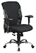 Mesh Mid Back Chair with Titanium Finish, Adjustable Arms and Locking 2-to-1 Synchro Tilt Control By Office Star