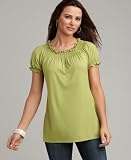 Style&co. Top, Smocked Scoopneck