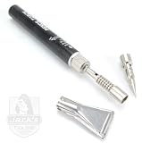 3 Piece Re-Fillable Butane Pencil Welding Torch - 2 Nozzle Shapes