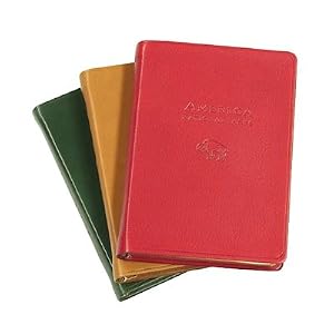 America National Parks and Destination Guide, Genuine Calfskin Leather, 6"
