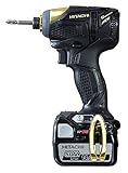 日立工機 コードレスインパクトドライバ WH14DDL(2LJCK)(BG)ブラック&ゴールド