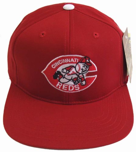 Cincinnati Reds Vintage Snapback Cap Rose Morgan Bench