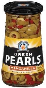 Musco Olives Water Minced Pimiento Salt Lactic Acid Sodium Alginate Guar Gum Calcium Chloride And Potassium Sorbate 5.75 OZ (Pack of 24)