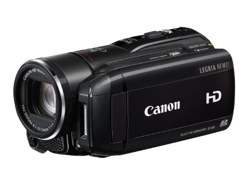 Canon LEGRIA HF M31 AVCHD-Camcorder (Dual-Flash-Memory, 15-fach opt. Zoom, 6,8 cm (2,7 Zoll) Display) schwarz