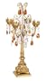 French Taper 29" High Droplets Candelabra
