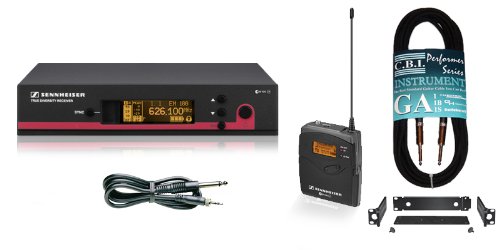 Sennheiser EW-172 G3 Instrument Wireless System For Guitar and Bass With FREE Rackmount Kit and Cable FREE GROUND SHIPPING!