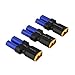 OliYin 3pcs Male XT60 to Female EC5 Losi Connector Adapter for RC LiPo(Pack of 3)